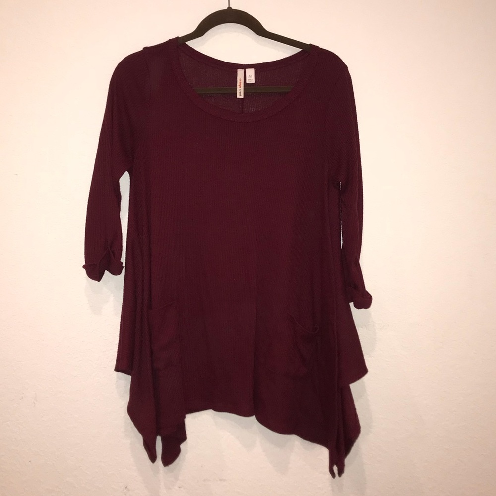 3/4 sleeve length tunic